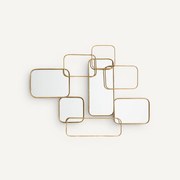 Wandspiegel B85 x H64 cm, Dédale Wandspiegel