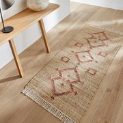 Vloerkleed voor in de hall, in jute, handgeweven, Panaji