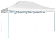 vidaXL Partytent inklapbaar 3x4 m staal wit