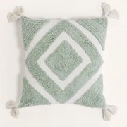 Vierkant Kussen 45x45 Cm Van Katoen Sowyer Celadonmousse - Sklum