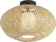 Japandi plafondlamp bamboo 42cm IP44 - Moana