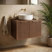 Badkamerkast onder wastafel Rea Core 60cm Brown
