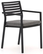 + 15% kassakorting | Dining tuinstoel | Bellagio Rumo | Aluminium | Grijs | Stapelbaar | Kees Smit Tuinmeubelen