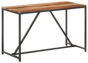 vidaXL Eettafel 120x60x76 cm massief sheeshamhout