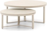 Loungetafel Bellagio  | Rond  | Tuintafel Sintered stone | Ø85cm | Kees Smit Tuinmeubelen