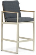 Barstoel Aluminium Taupe-naturel-bruin Lifestyle Garden Furniture Faro
