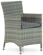 Tuinstoel Wicker Grijs-antraciet Domani Furniture Miami