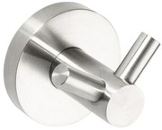 Sapho X-Steel dubbele handdoekhaak RVS geborsteld