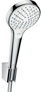 Hansgrohe Croma Select S PorterS badset met Croma Select S Vario handdouche met wandhouder met Isiflex`B doucheslang 125cm wit/chroom 26421400