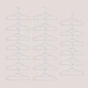 Set Van 20 Kledinghangers Palou Beige – Linnen - Sklum