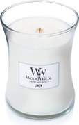 WoodWick geurkaars - Medium Hourglass - Linen