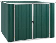 vidaXL Tuinschuur 195x198x159 cm gegalvaniseerd staal groen