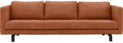 Goossens Excellent Bank Nuance cognac, leer, 4-zits, urban industrieel