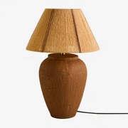 Terracotta Tafellamp Verena Rood – Klei & Natuurlijk Verena - Sklum