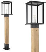 Buitenlamp Capital XXL WOOD Sokkel buitenverlichting zwart