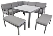 Lesli Living  Dining Loungeset - Xara - Aluminium - Lesli Living