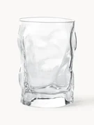 Waterglazen Sorgente in organische vorm, 6 stuks