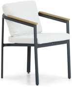 Tuinstoel Aluminium Grijs-antraciet Santika Mind