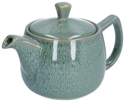 Theepot reactieve glazuur, steengoed, groen, 750 ml