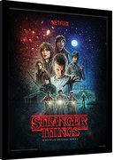 Ingelijste poster Stranger Things - One Sheet