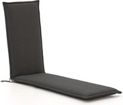Deckchair kussen | Grijs-Antraciet | Polyester/Polypropyleen | Madison | 200x50cm | Kees Smit Tuinmeubelen
