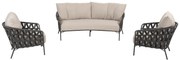Taste by 4 Seasons Albareto loungeset SALE  Loungeset    antraciet weerbestendig