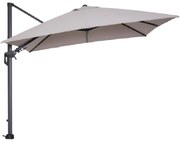 Garden Impressions Hawaii zweefparasol 300x300 cm - frame carbon black - doek zand
