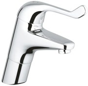 GROHE Euroeco Special veiligheids wastafelkraan hoog met hendel 12cm gladde body chroom 32790000