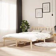 vidaXL Bedframe massief hout 120x200 cm