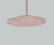 Saniclear Copper hoofddouche 30cm koper geborsteld