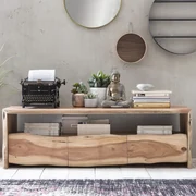 Boomstam Tv-meubel Met Lades 146 Cm