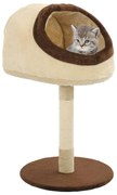 vidaXL Kattenkrabpaal met sisal krabpaal 72 cm beige en bruin