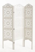 Alhambra Houten Kamerscherm Wit