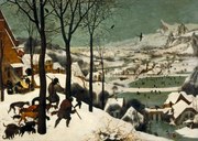 Kunstreproductie Hunters in the Snow (Winter), 1565, Pieter the Elder Bruegel