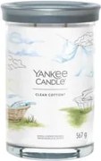 Yankee Candle geurkaars - Clean Cotton - Signature Large Tumbler