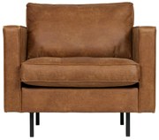 BePureHome Rodeo Classic Loveseat Fauteuil Recycle Leer Cognac