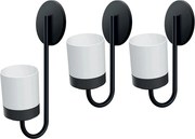 Prosperplast Bloomie Hanger Set - Wandplantenbakken Wit - 3 stuks - 27x23,5x84,5 cm