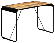 vidaXL Eettafel 118x60x76 cm massief ruw mangohout