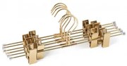 Set Van 6 Metalen Hangers Met Clip Gärde Goud - Sklum