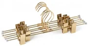 Set Van 6 Metalen Hangers Met Clip Gärde Goud - Sklum