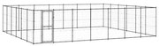 vidaXL Hondenkennel 50,82 m² staal