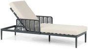 Coco Ibiza Ligbed Aluminium/wicker Grijs