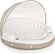 Intex opblaasbare luchtmatras 'Canopy Island' - L199 x B150 cm