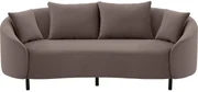 Goossens Bank Ragnar grijs, stof, 2,5-zits, modern design