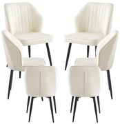 Pakket van 6 Wenye Stoelen