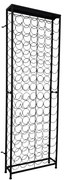 vidaXL Wijnrek voor 108 flessen metaal