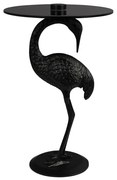 Dutchbone Crane Vogelfiguur Bijzettafel Zwart - 40 X 40cm.