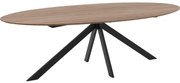 Goossens Excellent Eettafel Ferris Piramide Poot, Ovaal 260 x 130 cm