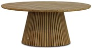 Dining Tuintafel rond 180 cm Ø Old teak greywash Fungo