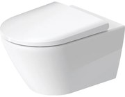 Duravit D-Neo wandtoilet zonder zitting 37x54x40cm Wit Hoogglans 2577092000